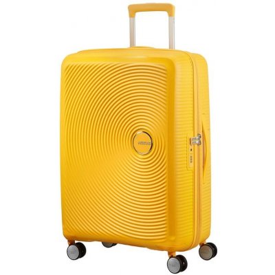 Cestovný kufor American Tourister Soundbox Spinner 67 EXP Golden Yellow (5414847854149)