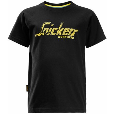 Snickers detské tričko s logom čierna