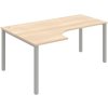 OFFICE PRO s.r.o. HOBIS kancelársky stôl tvarový, ergo pravý - UE 1800 60 P, agát