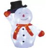 LED dekorácia Snehuliačik s klobúkom DCFC18