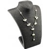 Dekolt na šperky provázkový 28cm čierny ELEMENTRIX (A-11CER)