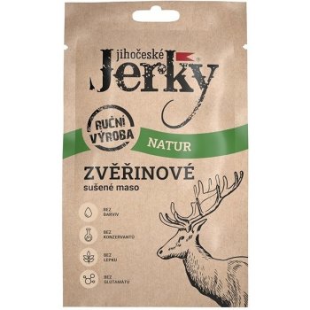 Jihočeské Jerky Jihočeské Jerky zvěřinové natural 20 g