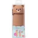 Legami Mäkké silikónové púzdro 2v1 Kawaii Teddy Bear