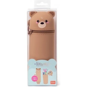 Legami Mäkké silikónové púzdro 2v1 Kawaii Teddy Bear