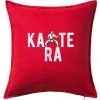 Karate bojovník - Vankúš 50x50 - 50x50 - Iba poťah ( Červená )