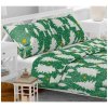 Bavlnené obliečky KARAMA GREEN WOODS 140x200 cm Bavlnené obliečky KARAMA GREEN WOODS 140x200 cm - 140x200 cm - 1x vankúš 1x prikrývka
