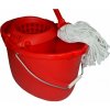 Set vedierko 15 l, + žmýkač + mop strapcový + násada, plast JAN/DRT0301/PAK