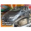 Deflektory - protiprievanové plexi Honda City 4D od 2009