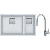 Súprava granitový drez Franke Kanon 125.0528.638, kuchynská batéria Franke Eos 115.0590.045