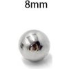 Oceľové guličky do praku Loid 8 mm 300 ks - strieborné