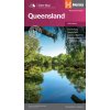 mapa Queensland state 1:2,5 mil. + centrum Brisbane HEMA