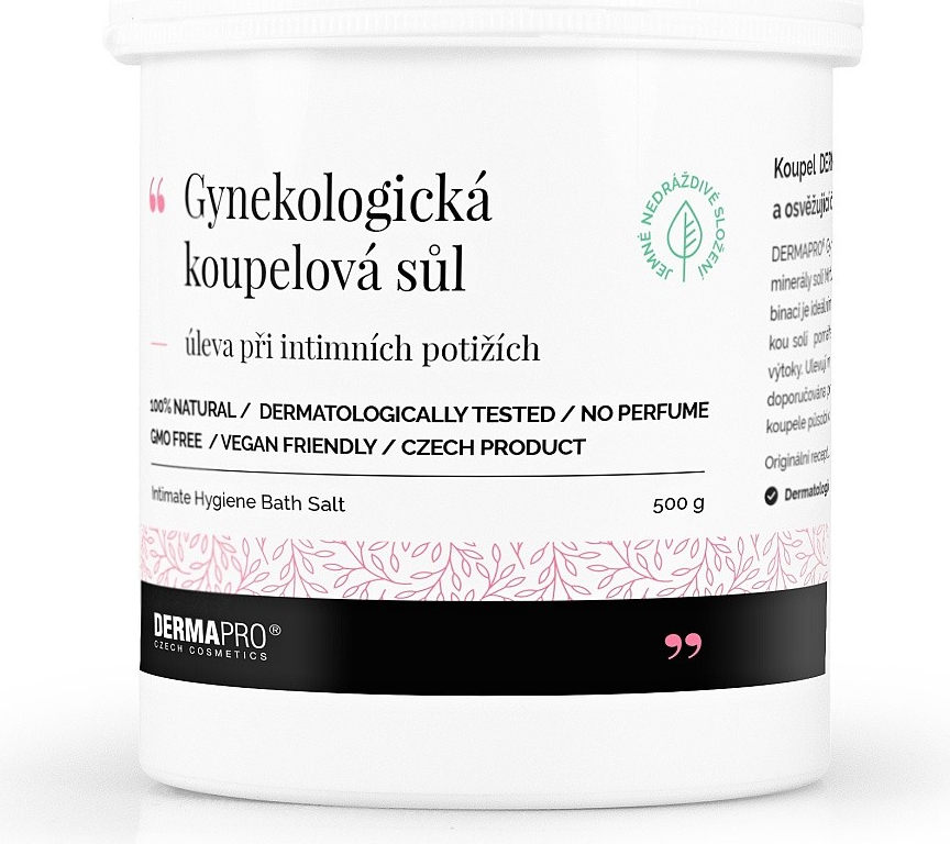 DERMAPRO Intímne kúpeľová soľ gynekologické 500 g od 7,96 € - Heureka.sk