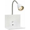 Nástenná lampa Markslöjd 107140 - Stmievateľné nástenné svietidlo s USB zásuvkou LOGI 1xGU10/7W/230V (92284)