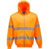 Portwest B305 Hi Vis reflexná mikina na zips žltá
