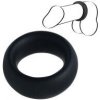 Black Velvets hrubostenný erekčný krúžok 4,5 cm čierny