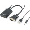 GEMBIRD Redukce VGA - HDMI, 0,15m, M/F (A-VGA-HDMI-01)