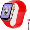 SWISSTEN silikonový řemínek pro Apple Watch 38-40 mm červená 46000102