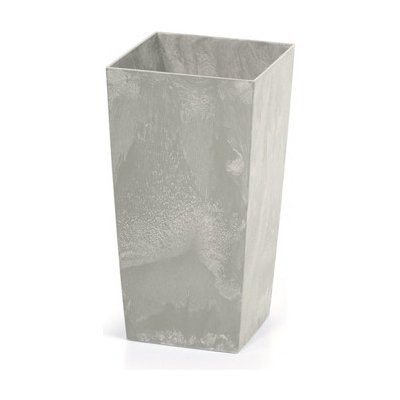 Nabbi DURS125E Plastový kvetináč sivý betón 12.6 x 12.6 x 20 cm