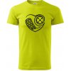 Florbal love - Klasické pánske tričko vyššej gramáže - 3XL ( Limetková )