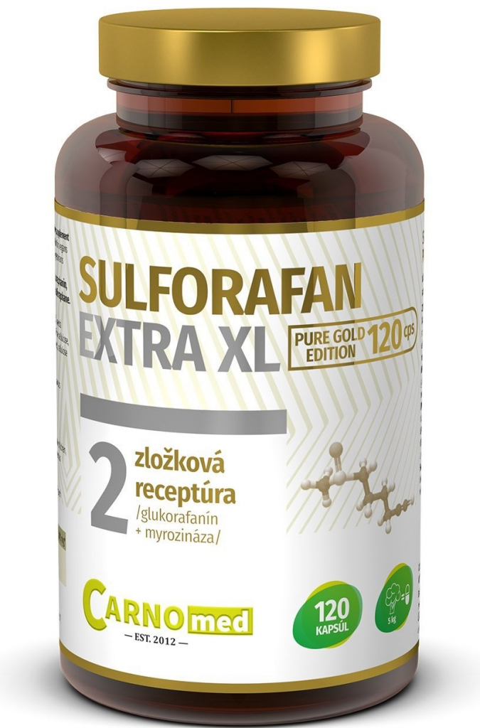 CarnoMed Sulforafan EXTRA XL Pure Gold Edition 120 kapsúl