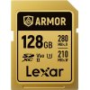 LEXAR SDXC 128GB ARMOR Gold UHS-II U3 Stainless Steel