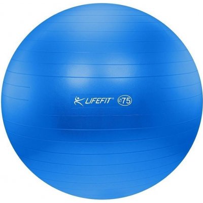 Gymnastická lopta LIFEFIT ANTI-BURST 75 cm, modrá