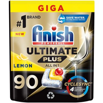 Finish Ultimate Plus All in 1 Lemon Tablety do umývačky riadu 90 ks