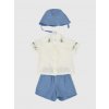 GAP Baby ľanový set Modrá 6-12M