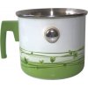 Metalac smaltovaný mliekovar 16 cm/2 L tráva (Smaltovaný riad )