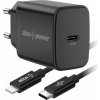 AlzaPower A110C Fast Charge 20W černá + Core Lightning MFi 1m černý APW-CCA110-CBMFI9411B (APW-CCA110-CBMFI9411B)