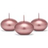 Sviečka plávajúce rose gold 4 cm
