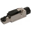 Konektor Solarix SXRJ45-6A-STP-BK-SA STP 8p8c, Cat 6a, drôt, priemyselný, samorezný