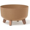 PROSPERPLAST Kvetináč GRACIA LOW ECO WOOD 28,5 cm naturo
