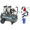 AKCIOVÝ SET SETMB-K202, Bezolejový kompresor 50 l, 230 V, 2 piesty s príslušenstvom | 2000 W | Matabro