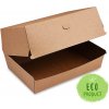 Burger box Plus (PAP) nepremastiteľný kraft 195 x 135 x 100 mm [50 ks]