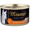 Miamor Feine Filets Adult tuniak s prepeličími vajcami v želé 100 g