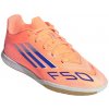 Chlapčenské futbalové kopačky halové ADIDAS-F50 Club Jr IC beam orange/lucid blue/cloud white Oranžová 35,5 25/26