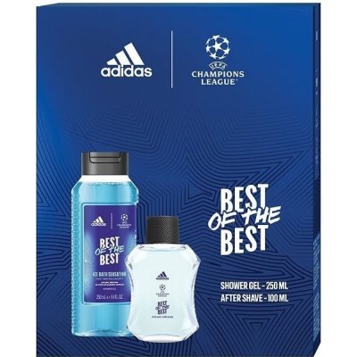 Adidas UEFA Champions League Best of The Best voda po holení 100 ml + sprchový gél 250 ml