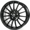 Oz Superturismo LM MB 7.5x17 5x100 ET35 MATT BLACK SILVER LETTERING