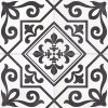 Dlažba Peronda Ayala black 45x45 cm mat AYALABK 1.230 m2