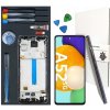 LCD DISPLEJ PRE SAMSUNG GALAXY A52 5G, INCELL, ČIERNY RÁMČEK, SADA NA VÝMENU