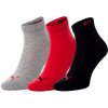 Členkové bavlnené ponožky Puma QUARTER PLAIN (3 PAIRS) čierne 906978-04 - 35-38