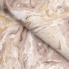PVC obrus Hnedo-béžový mramor PV-126 - metráž š. 140 cm