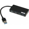 iBox IUH3F56 interface hub USB 3.0 (3.1 Gen 1) Type-A 5000 Mbit/s Black