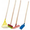 Haushalt- International | Detské záhradné náradie - drevo/kov 1 ks HI-94025 - Variant Metla HI-94025