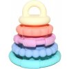 Jellystone Designs skladacia pyramída s hryzátkami Pastel