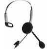 Sennheiser SH 335 Sluchátka s mikrofonem Kabel Přes hlavu Hovory/hudba Černá, Stříbrná