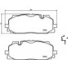 Sada brzdových platničiek kotúčovej brzdy BREMBO P 85 165