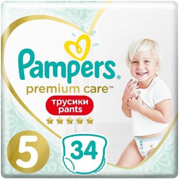 Pampers Premium Care Pants 5 34 ks