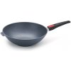 Wok DIAMOND LITE 32 cm, na indukciu, odnímateľná rukoväť, titán, WOLL